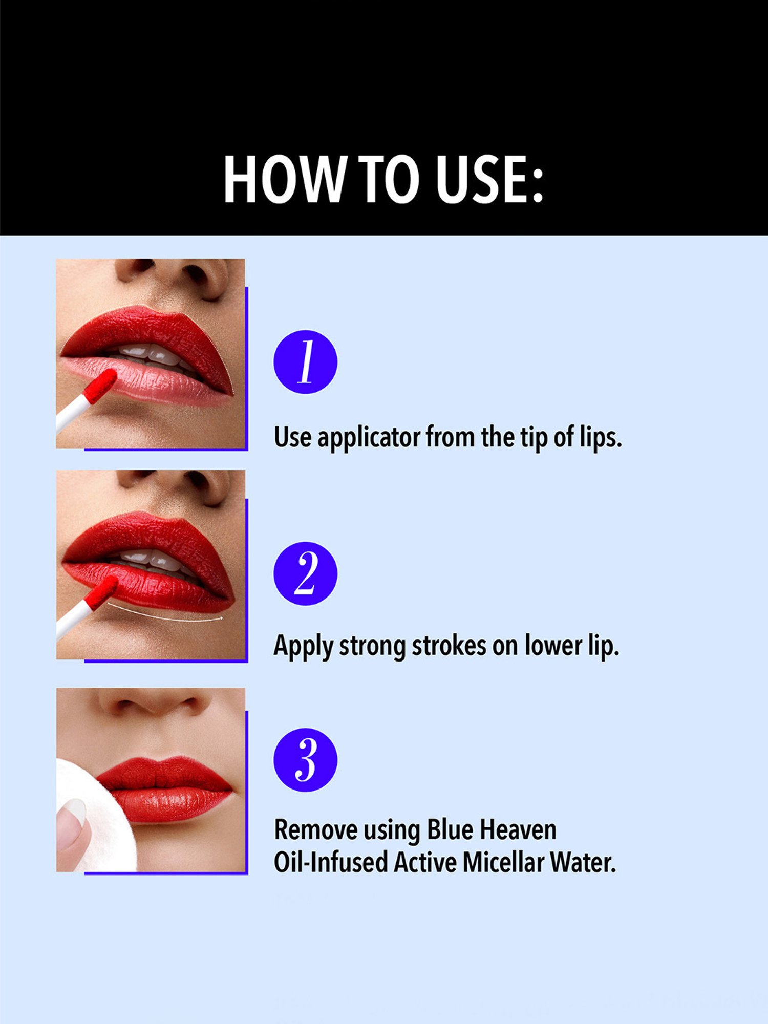 Blue Heaven Hyper Stay Weightless Liquid Matte Lip Colour Deep Cranberry 19 - 6 ml