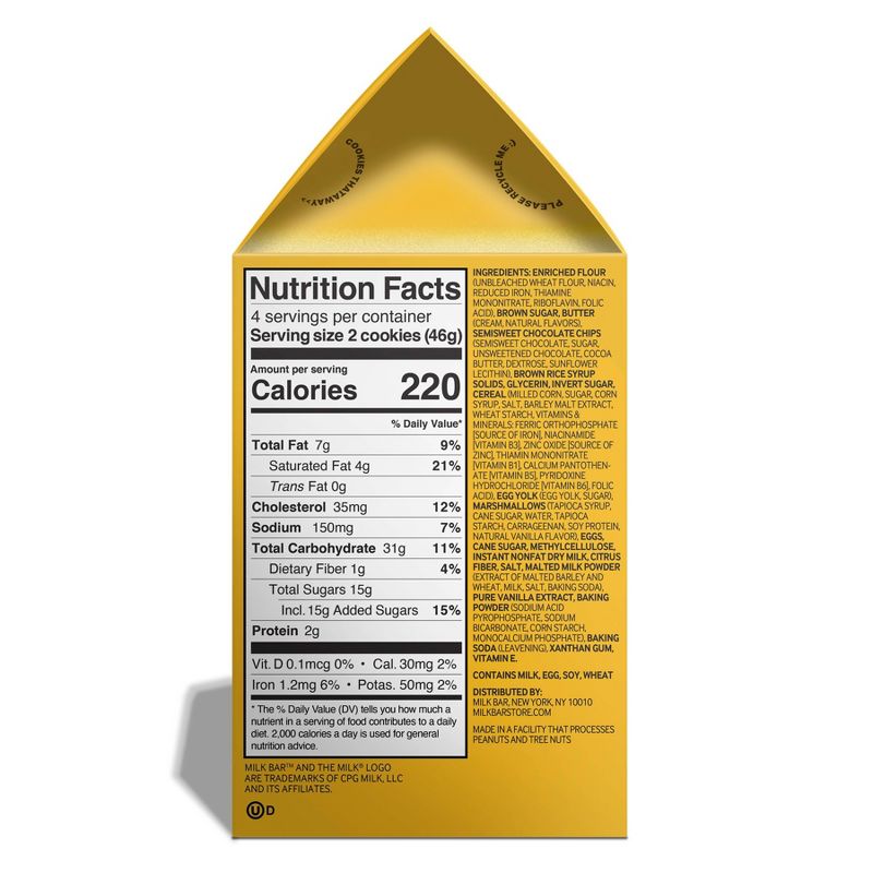 Milk Bar Cornflake Chocolate Chip Marshmallow Cookie - 6.5oz