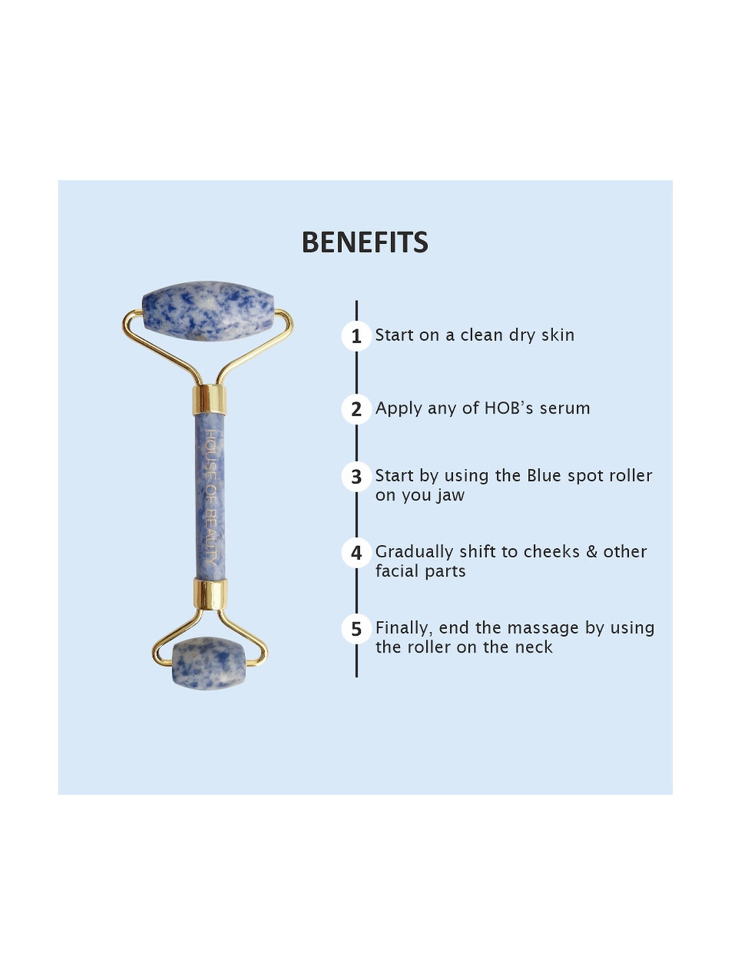 House of Beauty Pink Ice Roller - 187 gm