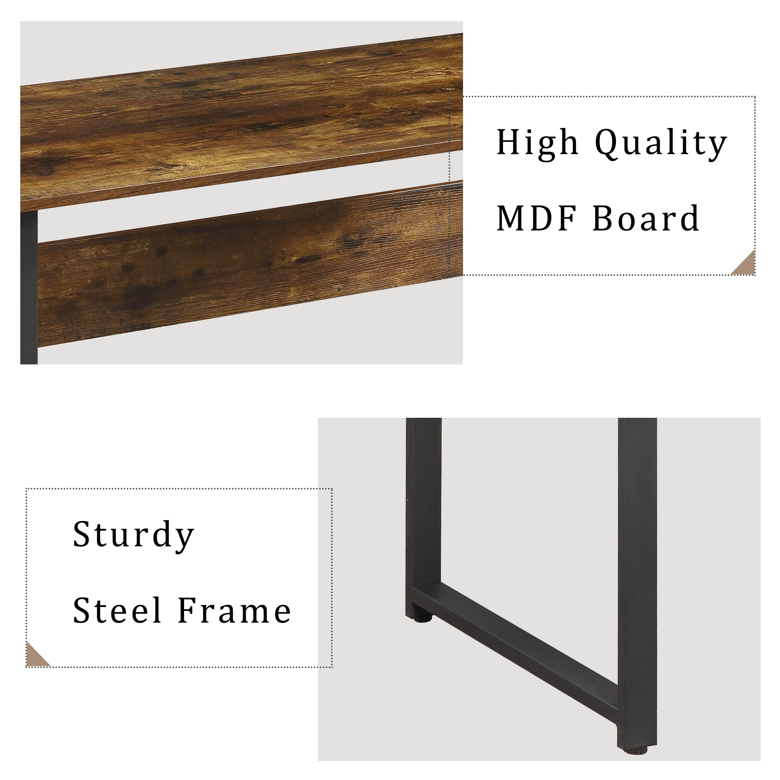 Home Office Computer Desk Morden Simple Style Study Table Gaming Desk with Storage Shelves