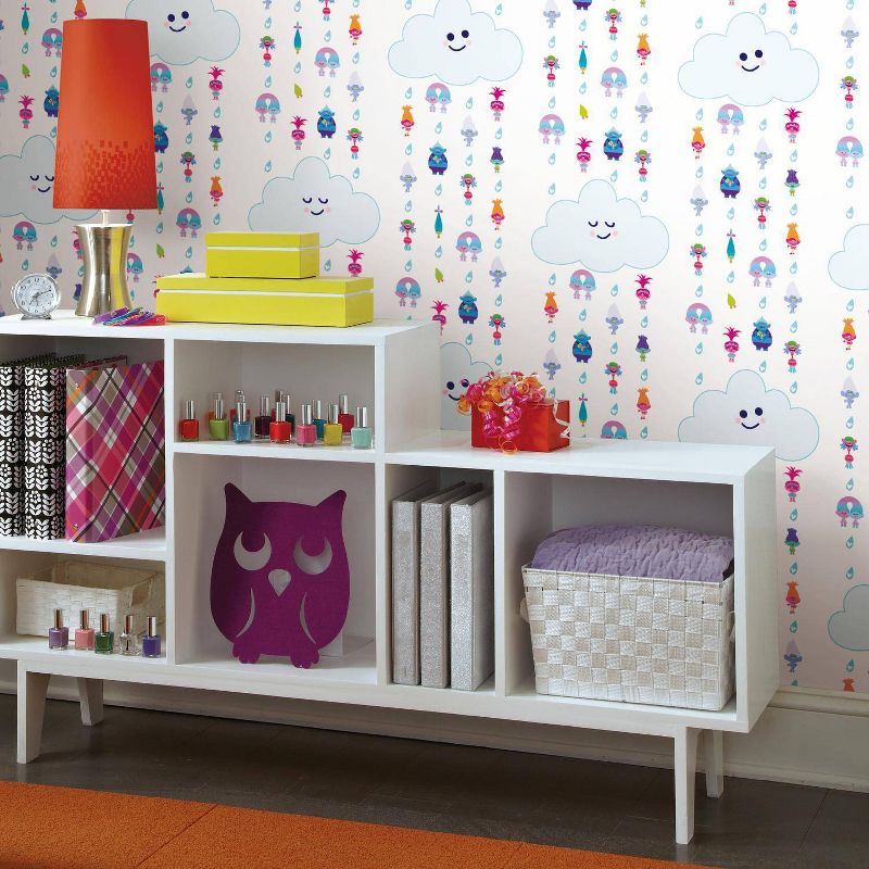 Trolls Clouds Peel and Stick Wallpaper - Roomates