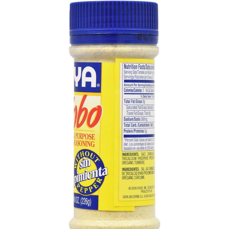 Goya Adobo All Purpose Seasoning without Pepper 8oz