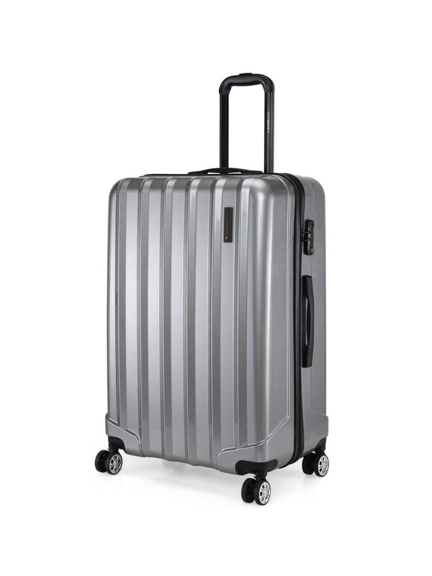 Swiss Brand Baden Grey Large Hard Trolley Bag - 28 cm