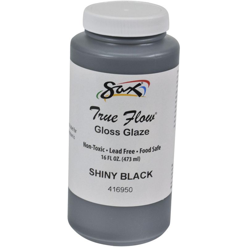 Sax True Flow Gloss Glaze, Shiny Black, 1 Pint