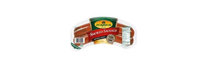 Eckrich Natural Casing Rope Smoked Sausage - 13oz