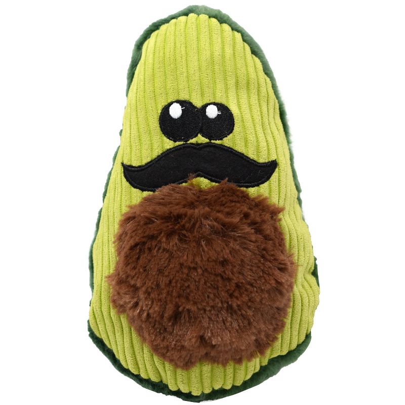 Good Stuffing Avocado Dog Toy - Green