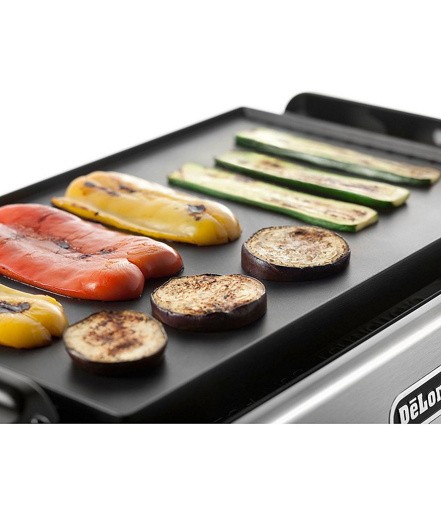 DeLonghi 2-in-1 Indoor Grill & Griddle with Reversible Plate