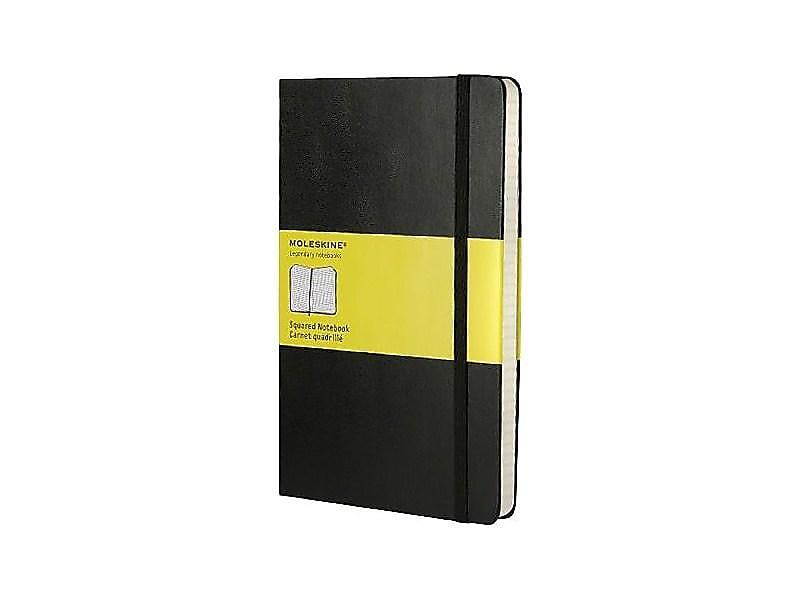Moleskine Classic Notebook Large 5" x 8.25" Quad Ruled 120 Sheets 401607