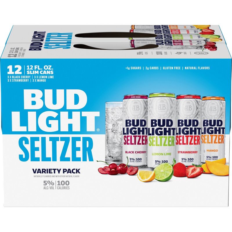 Bud Light Hard Seltzer Variety Pack - 12pk/12 fl oz Cans