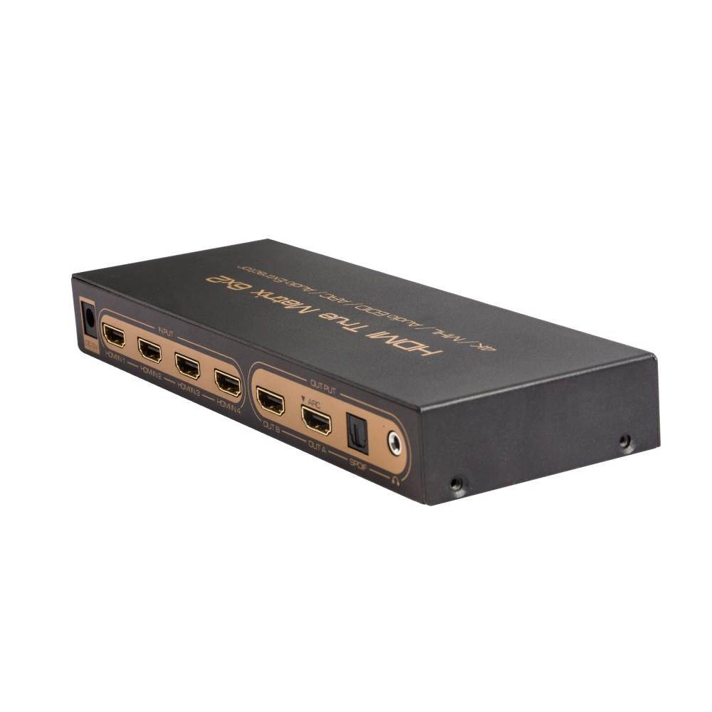 6x2 HDMI matrix HDMI supports Full HD,3D and 4Kx2K video