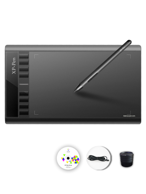 XP-PEN Star03 12&rdquo; Graphics&nbsp;Tablet Drawing&nbsp;Pen Tablet&nbsp;Drawing Tablet Battery-free Stylus Passive&nbsp;Pen&nbsp;with Transparent Film and 8 Hot Keys