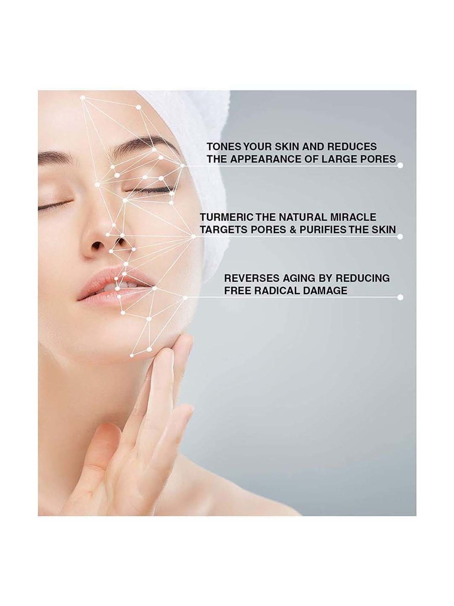 Cosmetofood Skinergy Organic Turmeric And Lemon Deep Pore Face Cleanser - 50 ml