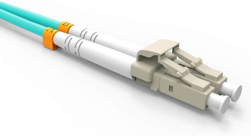 Fiber Optic Cable LC-LC 9/125 Duplex Single-Mode Fiber Cable Yellow 5 meters