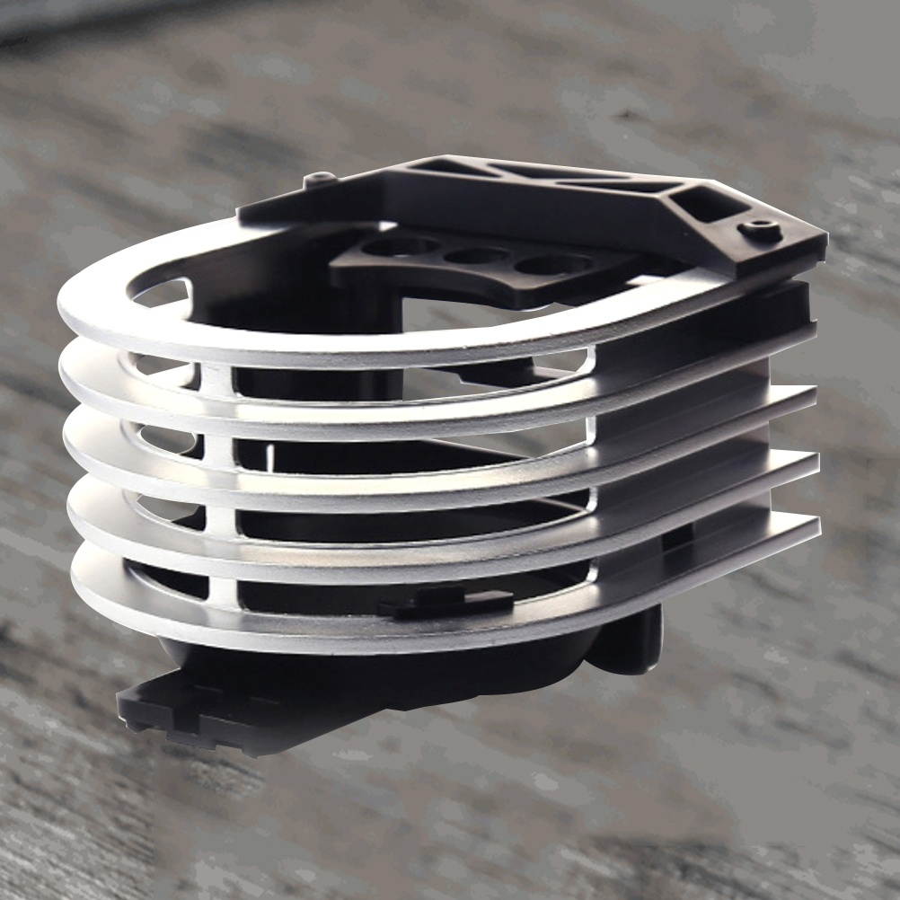 Universal Air Vent Auto Car Truck Stand Holder Folding Drink Bottle Cup Holder (Silver)