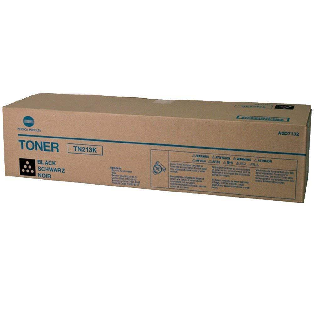Konica Minolta A0D7132 ( Konica Minolta TN213K ) Laser Toner Cartridge, Works for bizhub C203, bizhub C253