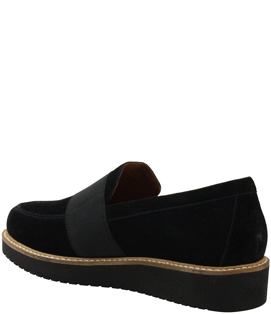 L'Amour Des Pieds Xanthus Suede Slip On Loafers