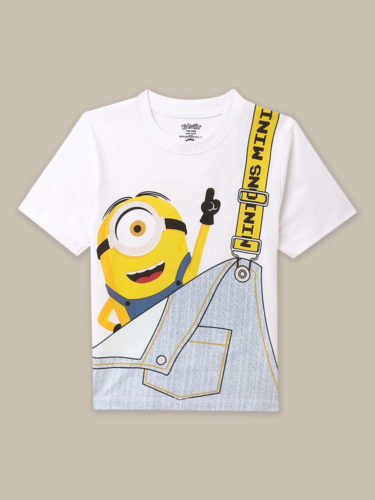 Kidsville Multicolor Cotton Printed T-Shirt