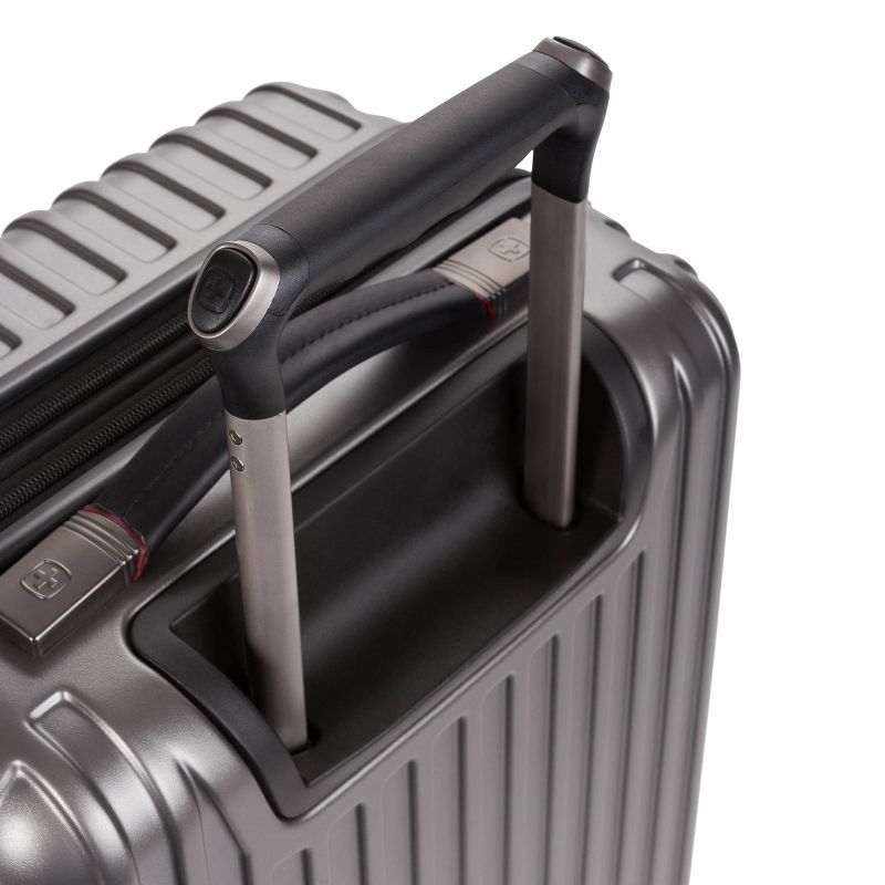SWISSGEAR 20" Hardside Carry On Suitcase - Gun Metal
