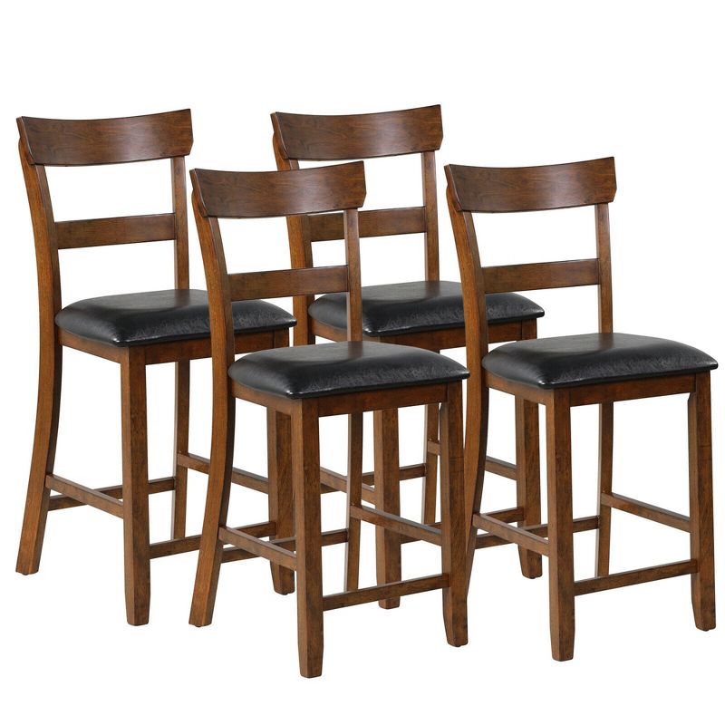 Ladder Barstool Seat Black - Riverstone Furniture Collection