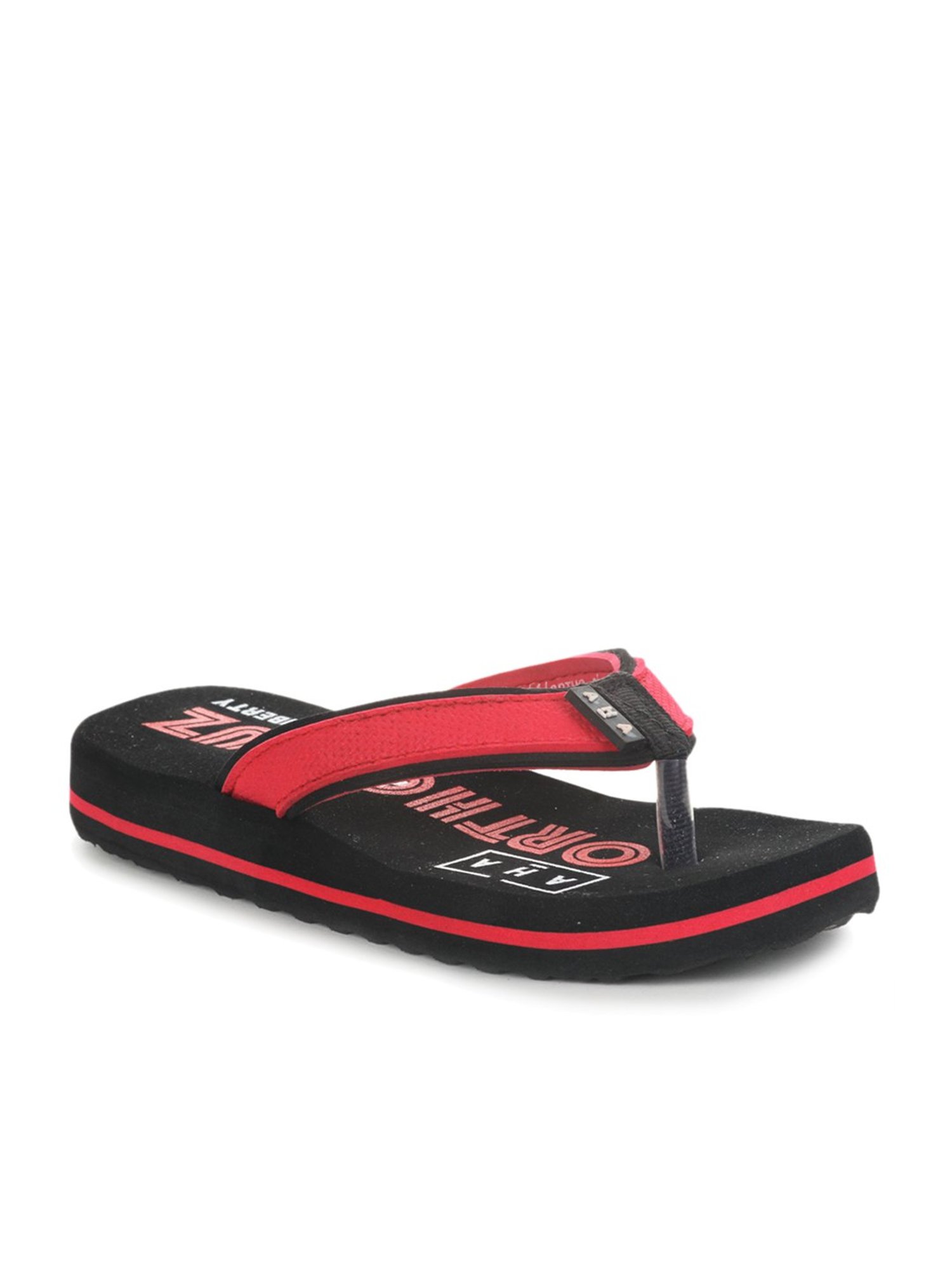 Aha by Liberty Women's Red & Black Flip Flops