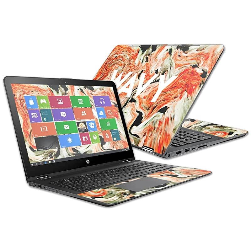 Skin Compatible with HP Envy x360 15z 15quot 2016 Wavy | Protective Durable and Unique Vinyl Decal wrap Cover | Easy to Apply Remove and Change Styles | Made in The USA