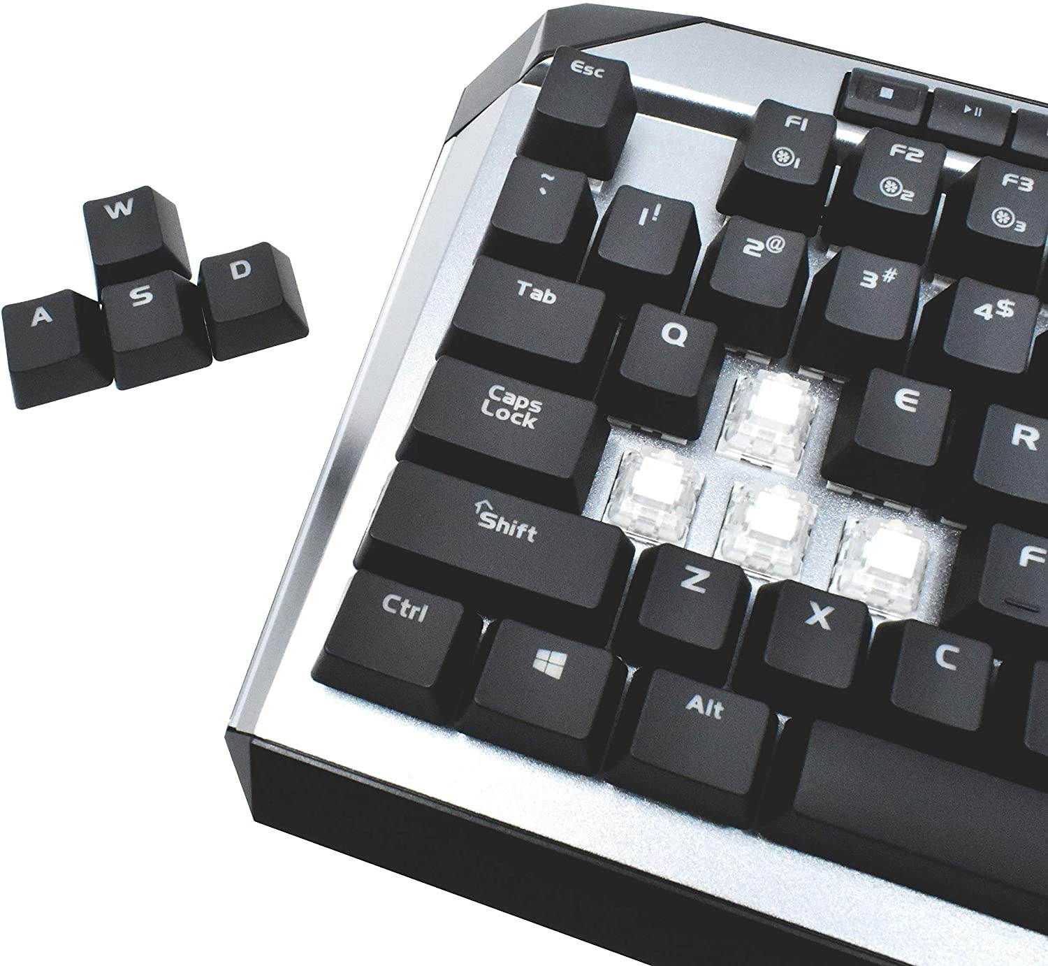 Patriot Viper Gaming V765 Mechanical RGB Illuminated Gaming Keyboard w/Media Controls - Kailh Box Switches, 104-Standard Keys, Removable Magnetic Palm Rest