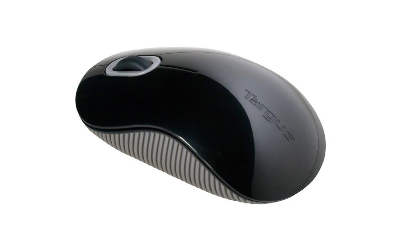 Targus Wireless Optical Mouse - Optical - USB - Black, Gray