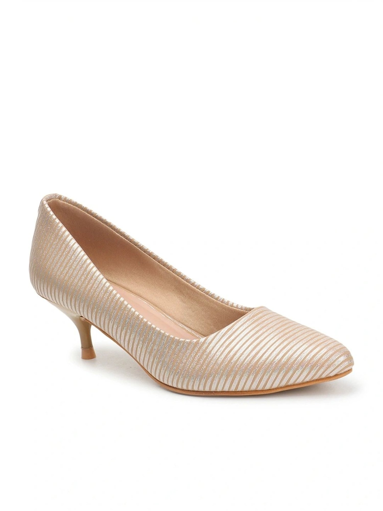 Flat N Heels Women's Pink Stiletto Pumps