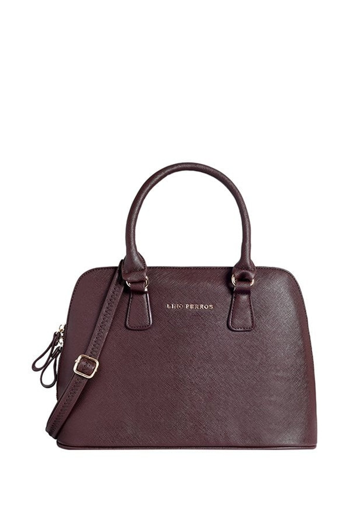 Lino Perros Brown Solid Handbag
