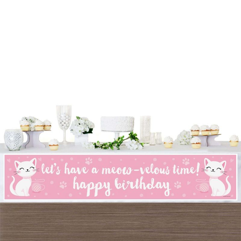 Big Dot of Happiness Two Much Fun - Boy - 2nd Happy Birthday Decorations Party Banner