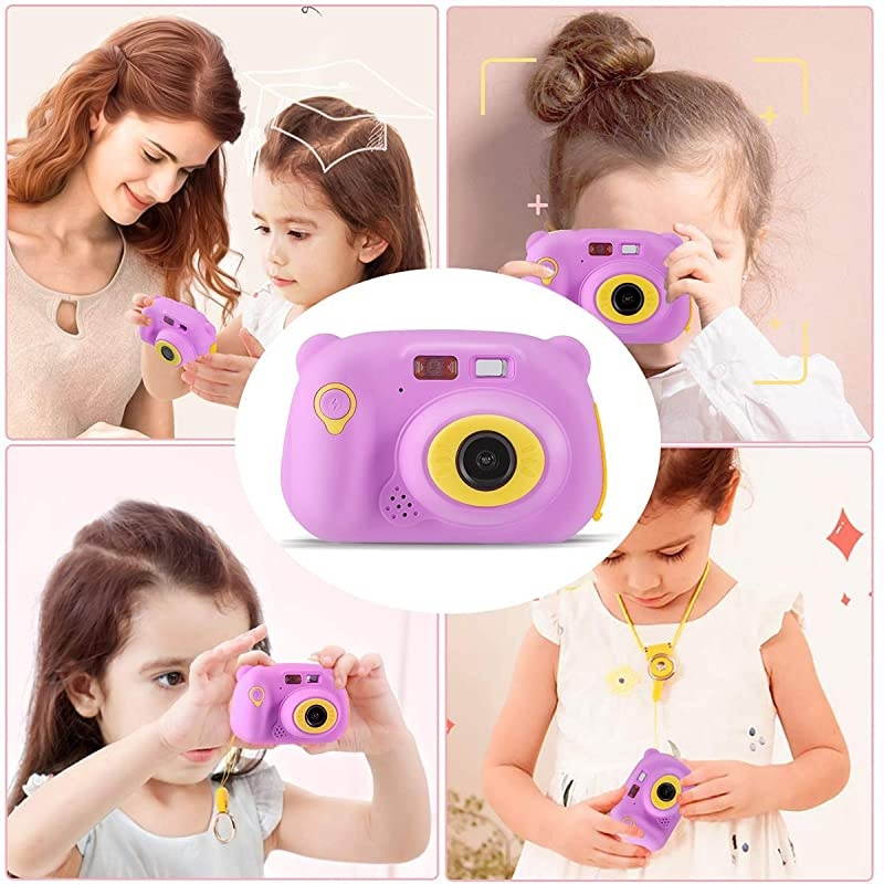 Memory Card Include] Kids Camera, Kids Digital Camera 12 Megapixel WiFi Kids Digital Camera for 2020 for Kids (Pink)