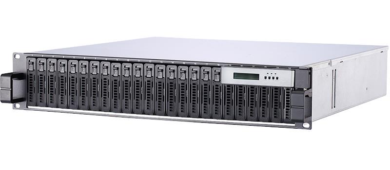 8-bay 3.5" SAS/SATA 6.0 Gb/s miniSAS Trayless Hotswap Tower Silver