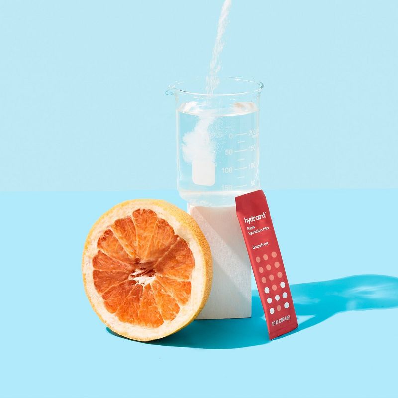 Hydrant Hydrate Electrolyte Rapid Hydration Powder Packets Drink Mix - Grapefruit - 12ct