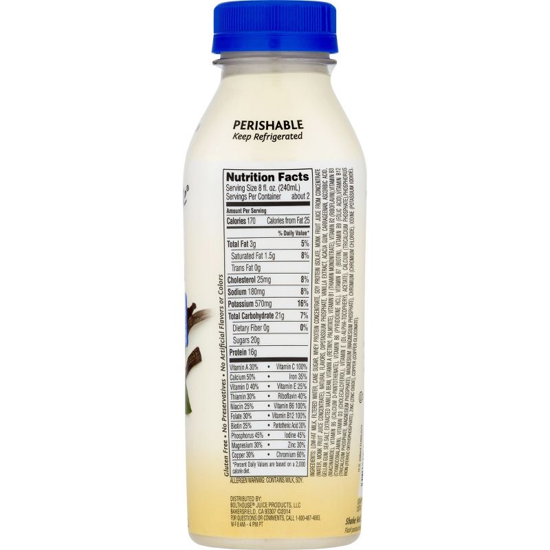 Bolthouse Farms Vanilla Bean Protein Plus Shake - 15.2oz