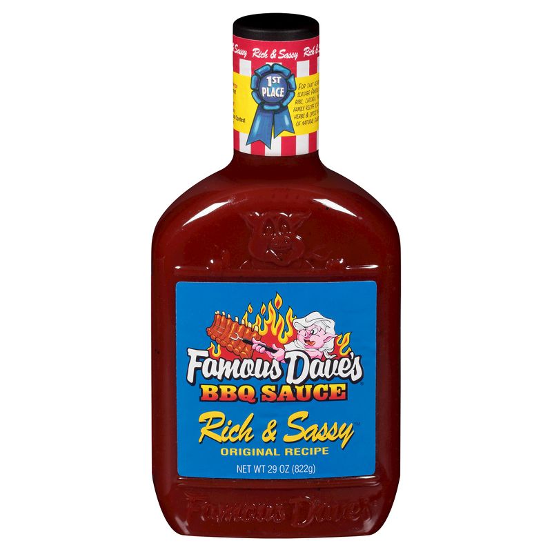 Famous Dave's Rich & Sassy Barbeque Sauce - 29oz