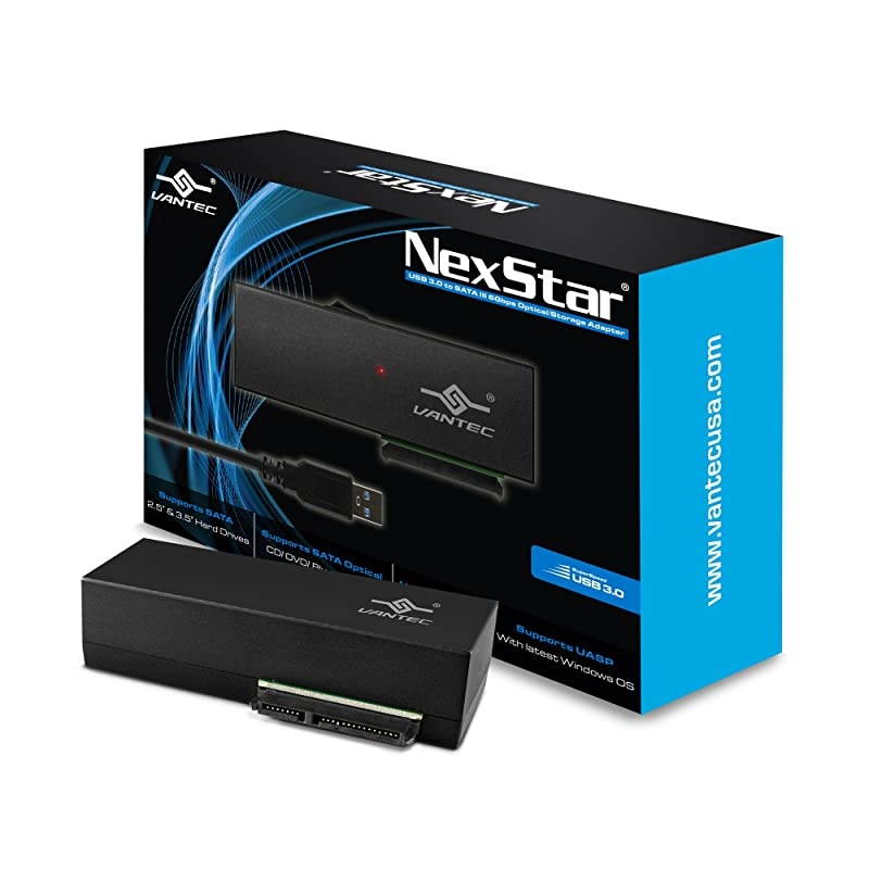 CBST00U3 NexStar USB 30 to SATA 6Gbps OpticalStorage Adapter Black