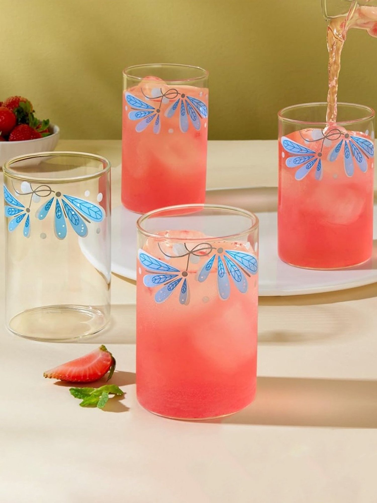 Borosil Transparent Borosilicate Everyday Glasses - Set of 6 (295ml)