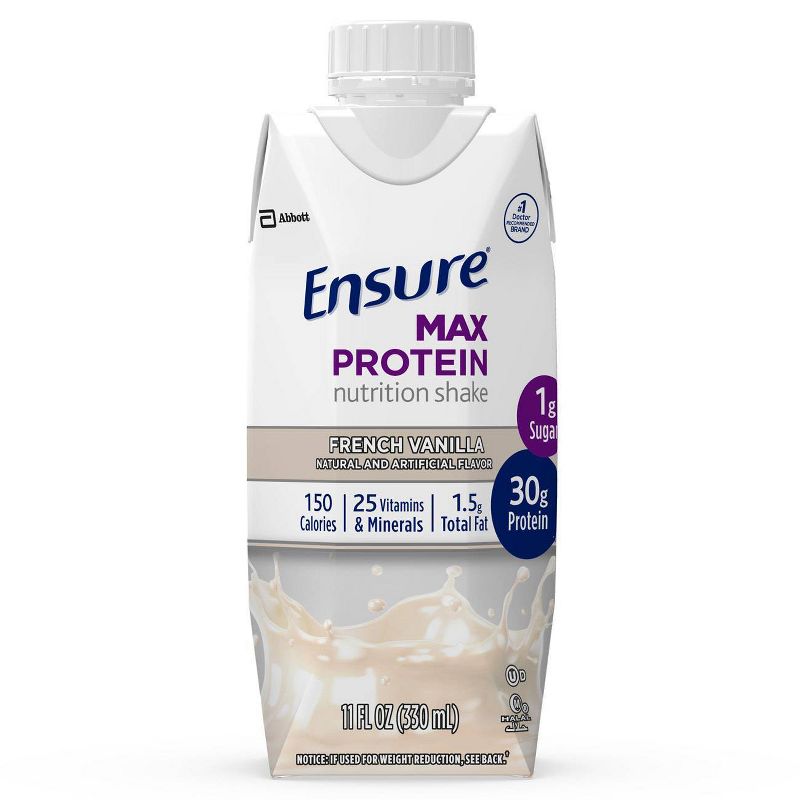 Ensure Max Protein Shake - Vanilla - 12pk/132 fl oz
