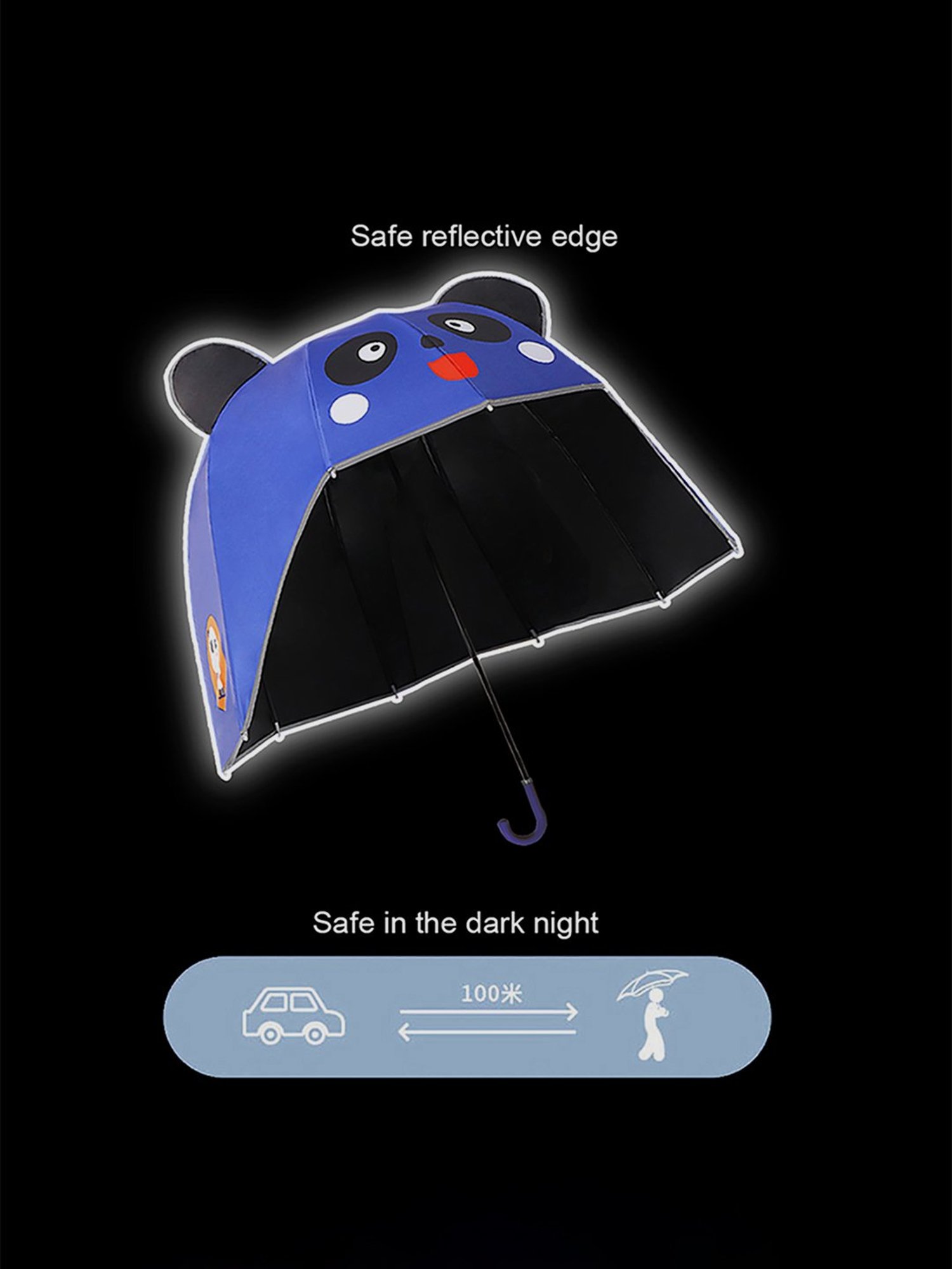 Little Surprise Box LLP Blue Polyester Kids Umbrella