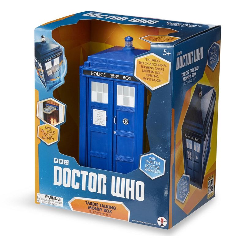 Seven20 Doctor Who Electronic TARDIS Talking Money Bank