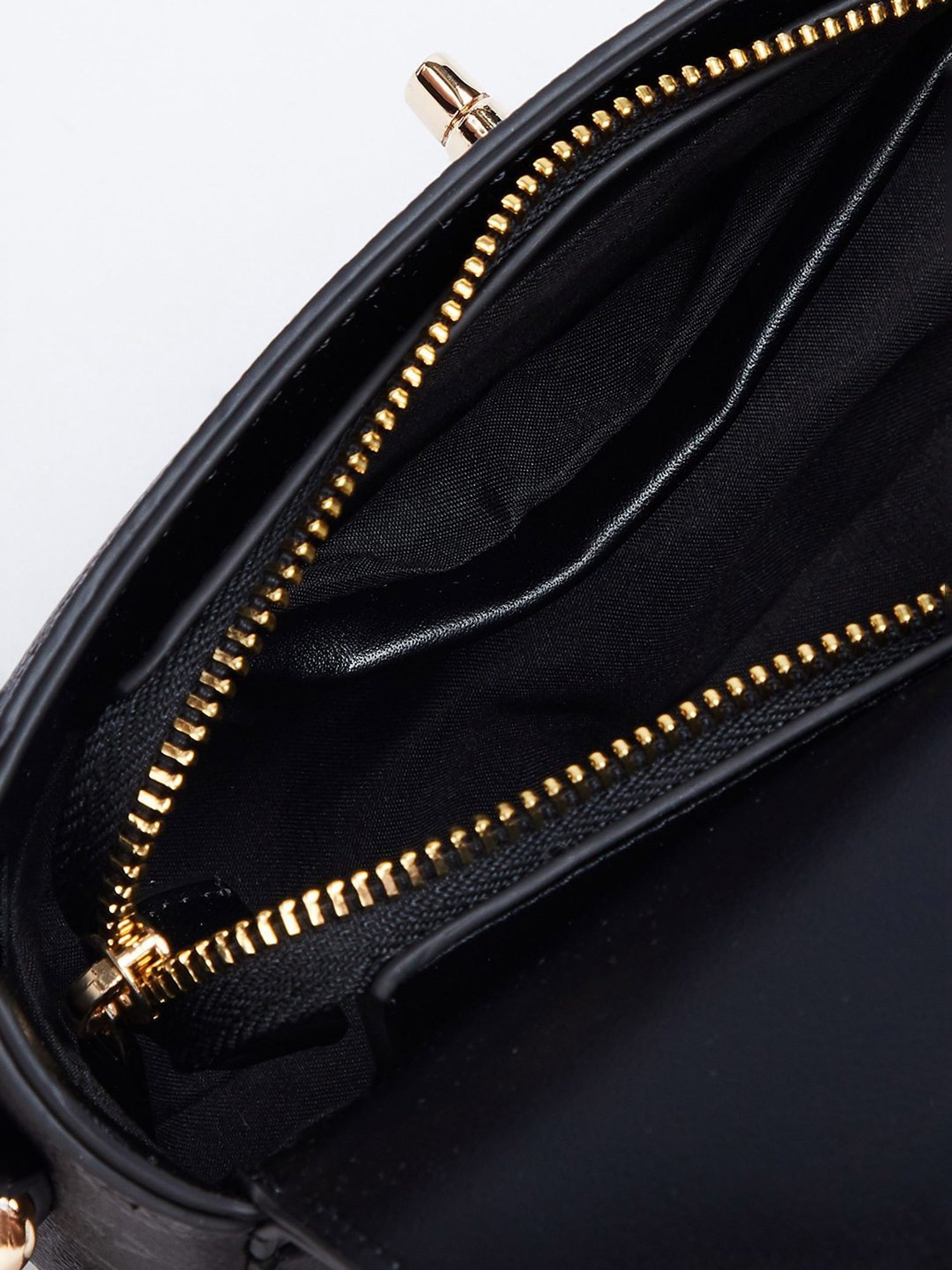 Elle Black Printed Sling Handbag