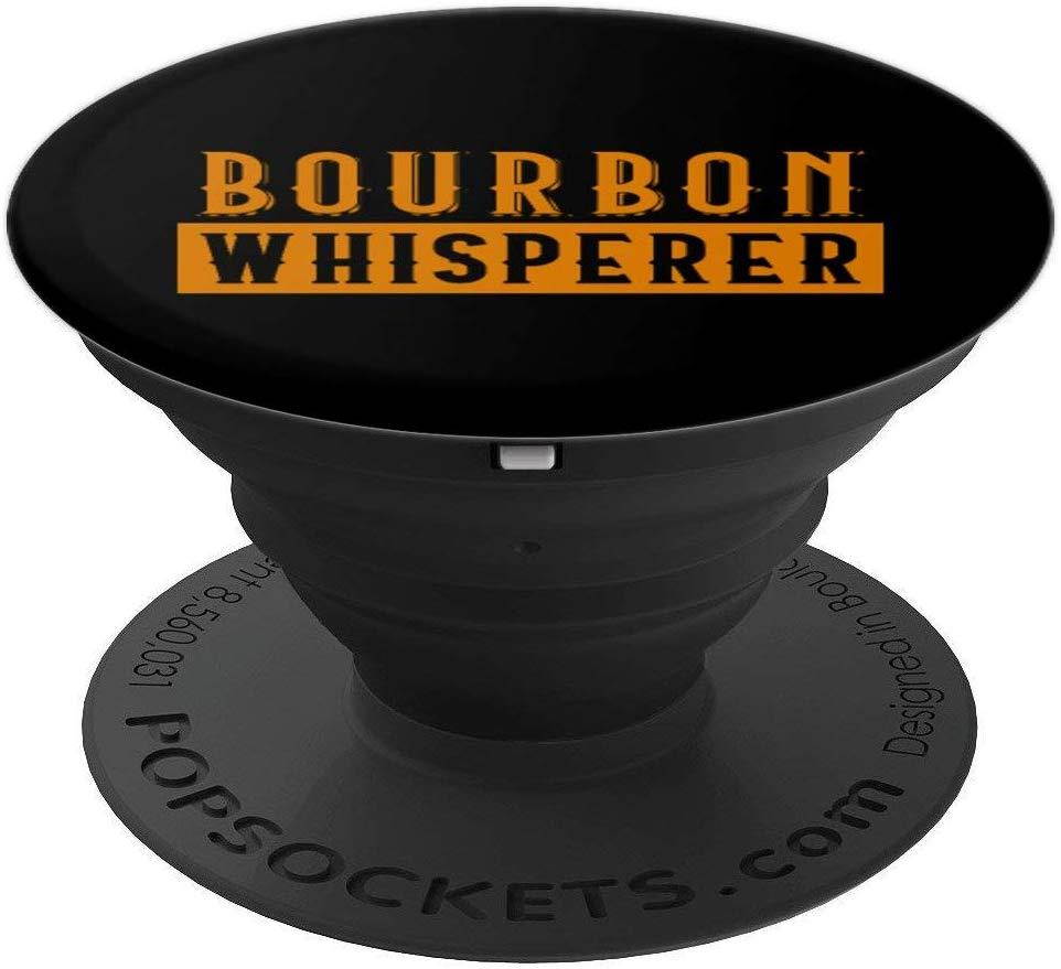 Funny Whiskey Saying Drinking Accessories Bourbon Enthusiast PopSockets Grip and Stand for Phones and Tablets