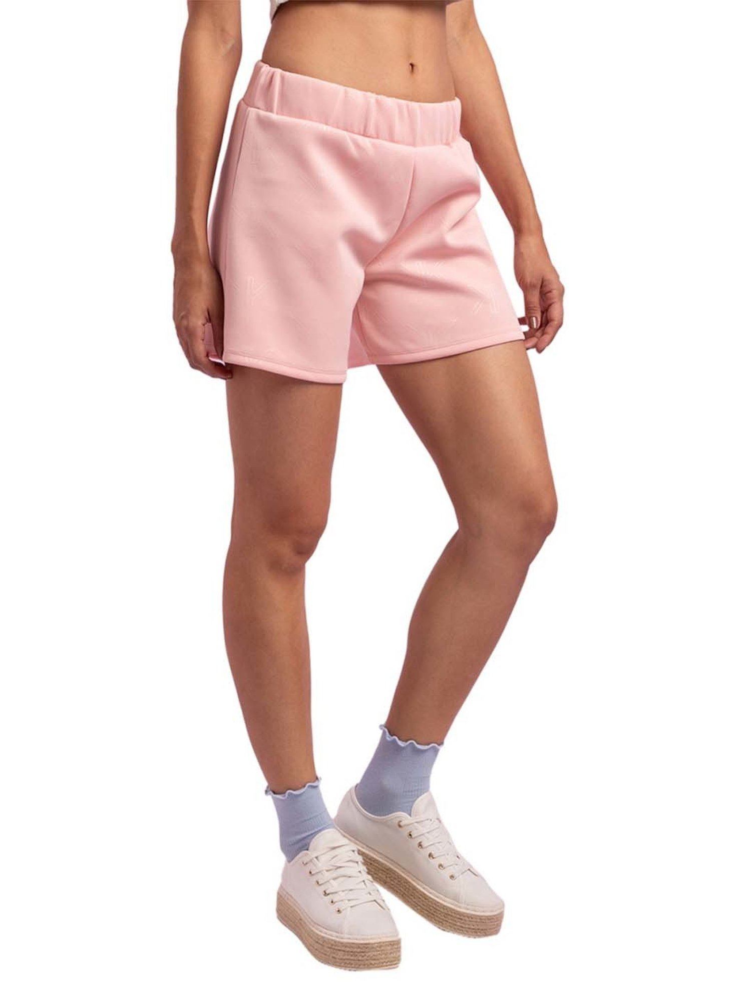 KENDALL + KYLIE Pink Mid Rise Shorts