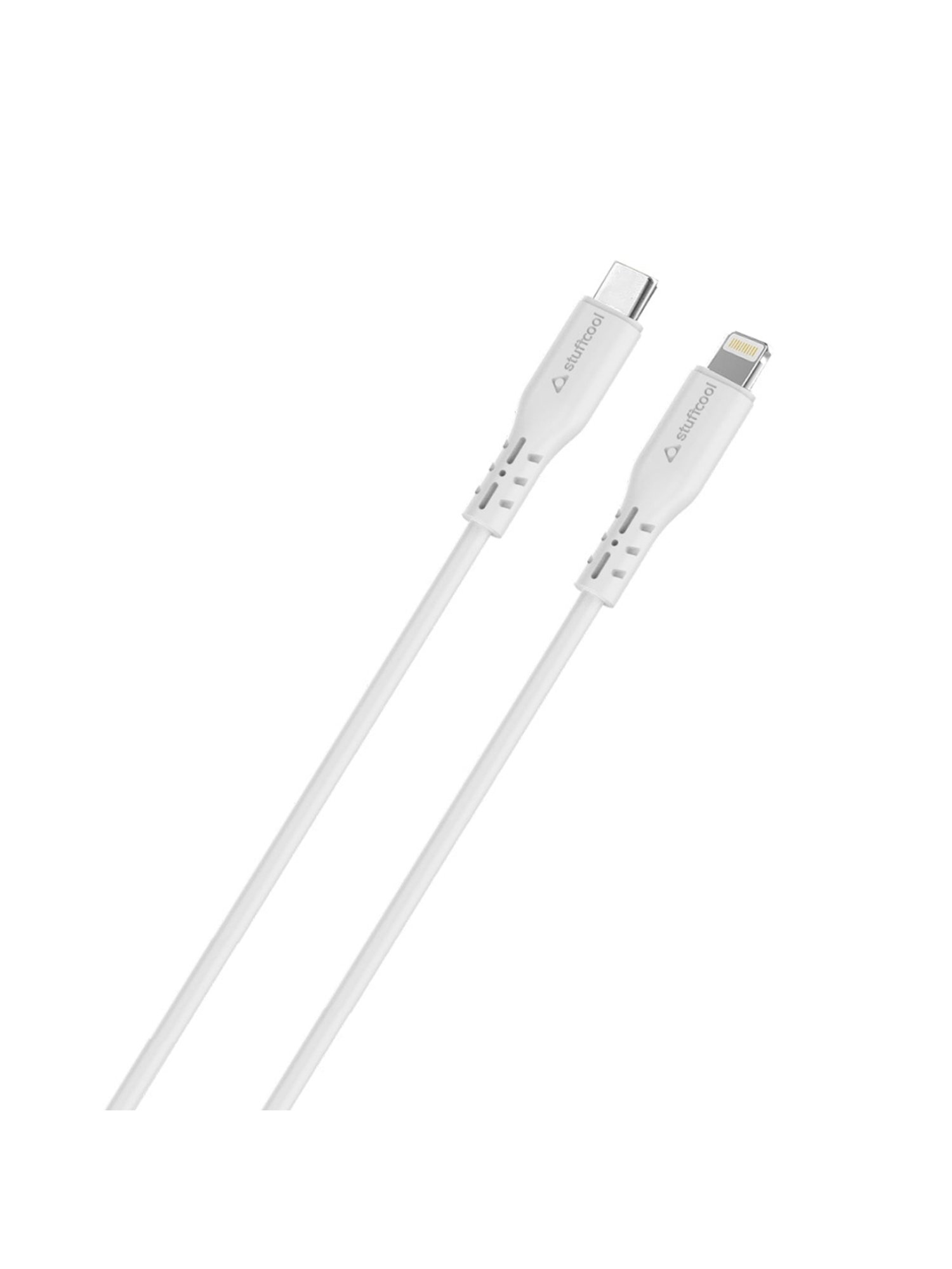 Stuffcool Celer Type C To Lightning Cable with Type-c Fast Charging Cable (White)