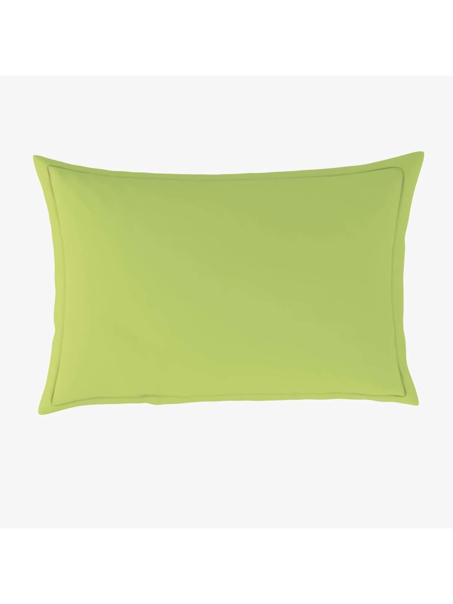 Welspun RESTORA Green Cotton 150 TC Single Bedsheet with 1 Pillow Cover