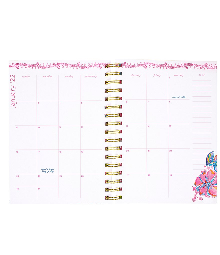 Lilly Pulitzer Cabana Cocktail Agenda Folio