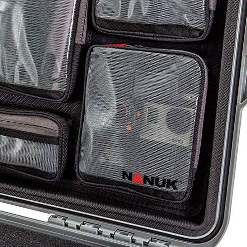 Nanuk 933 Pro Photo Kit Waterproof Protective Hard Carrying Case with Padded Dividers and Lid Organizer, Orange