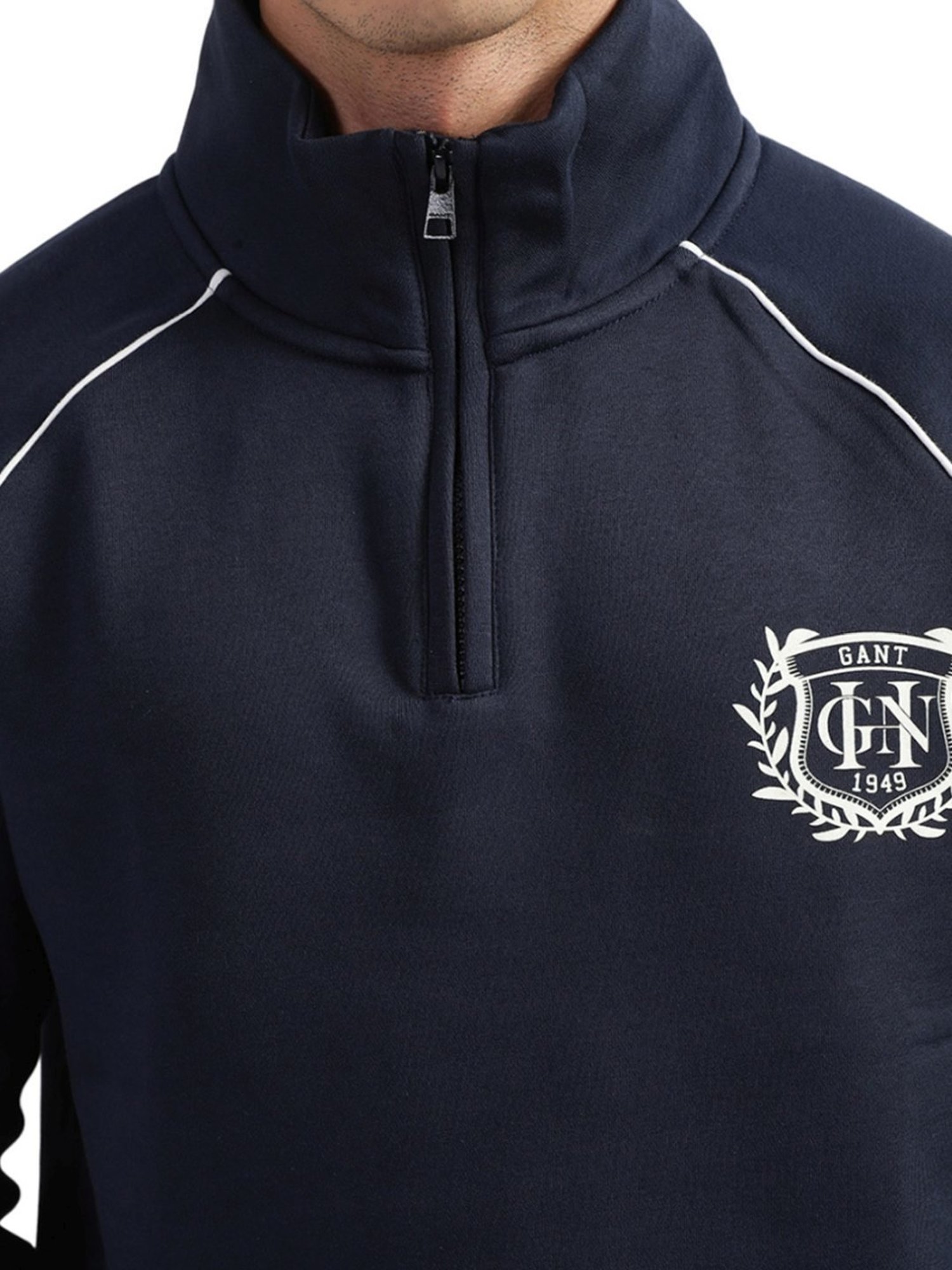 Gant Navy Regular Fit Sweatshirt