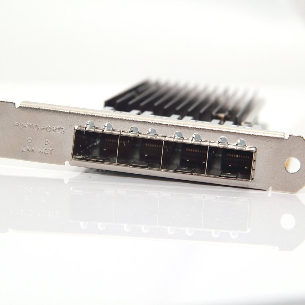 Network Card - for Intel X710-DA4 10GbE Converged Network Adapter (NIC), PCI-E x8, 4X SFP+ Port