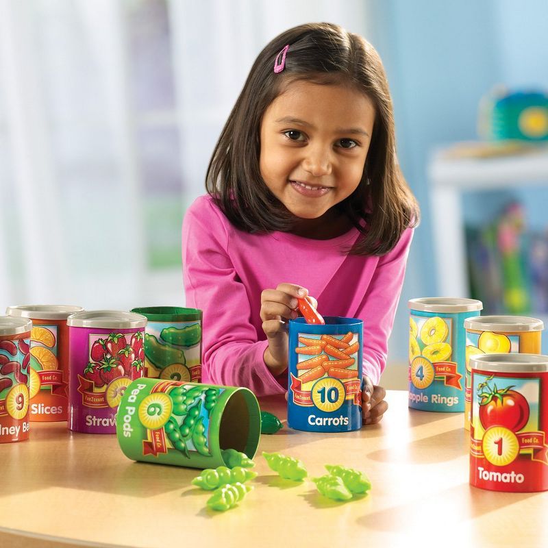 Learning Resources 1-10 Counting Cans Set, Ages 3+
